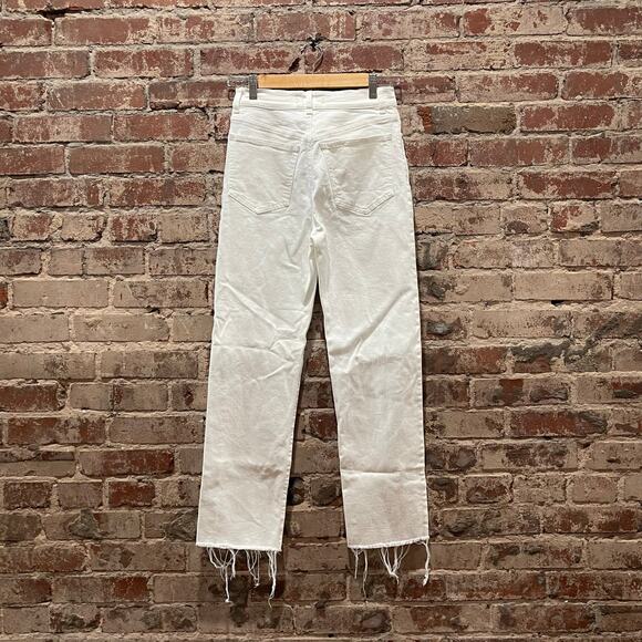Madewell The '90s Straight Crop Jean Size 25 in Tile White - Picture 10 of 10
